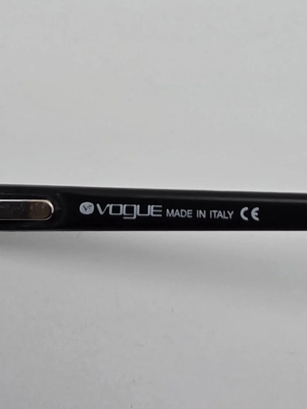 Vogue VO3493 352 Polished Black Eyeglasses Frame w/ Case Italy 52-18-135
